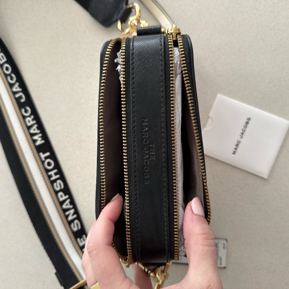 NWT Marc Jacobs The Snapshot Leather Camera Crossbody Bag Saffiano Leather - Picture 11 of 15